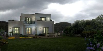 � Modern wohnen, einzigartig leben: � Bauhaus (fast 250 m²) für Familien mit Stil