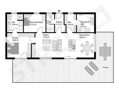 In sehr guter Lage: Dein exklusiv geplanter STREIF Haus Bungalow.