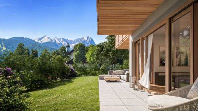 Ein Wohntraum mit Weitblick – 3-Zimmer-Gartenwohnung im ZUGSPITZ ESTATE
