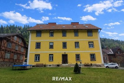 Solide 2-Zimmer-Wohnung mit Garage in Großveitsch