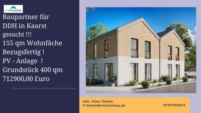BAUPARTNER FÜR EINSTEINHAUS DDH  IN KAARST  GESUCHT !!
