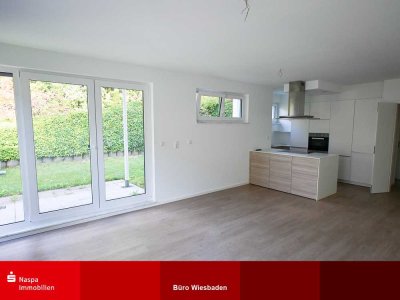 Wiesbaden: Neuwertige Gartenwohnung in Naurod!
