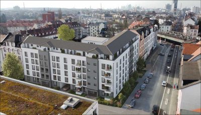 3- Zimmer Penthouse mit EBK und Balkon im "BS-Living" Projekt