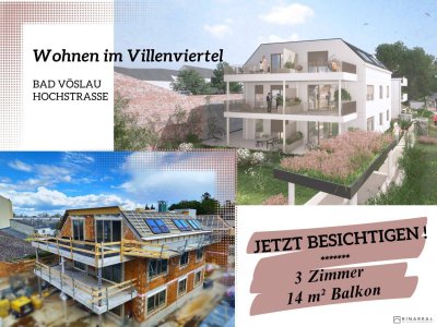 PROVISIONSFREI | Wohnen im Villenviertel | 3 Zimmer Wohnung mit Balkon (1.OG) | Hochstraße | Fertigstellung Q1/2025 (Gebäude C - Top 10)