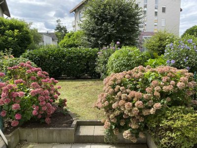 Großzügige 3-Zi-Wohnung mit Garten und Einbauküche in Langen Oberer Steinberg