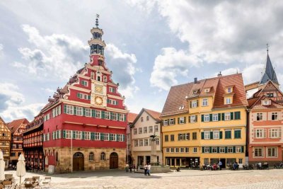 Geschmackvolle, modernisierte 1,5-Zimmer-Wohnung mit Balkon und Einbauküche in Esslingen am Neckar