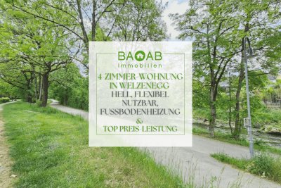 4-Zimmer-Wohnung in Welzenegg – hell, flexibel nutzbar, Fußbodenheizung &amp; Top Preis-Leistung