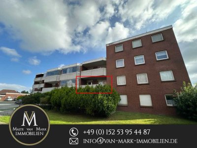2 Zimmer Küche-Bad-Balkon- Ferienwohnung Hochparterre mit Wasserblick in Dornumersiel