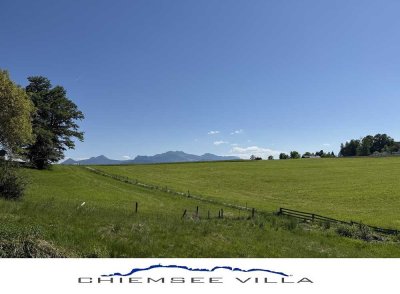 Landhaus * Rarität mit Panoramablick * Premiumgrundstück in absoluter Traumlage in Prien am Chiemsee