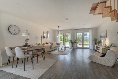 !! Großzügiges Reihenhaus mit Garten für die junge Familie, KfW55, Bj. 2019, modern + neuwertig !!