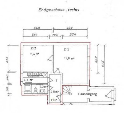 Schöne 2-Zimmer-EG-Wohnung in Lübeck von Privat