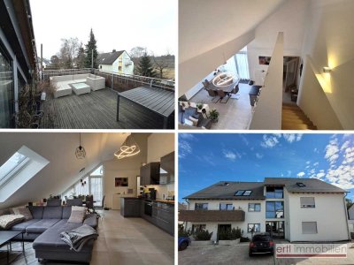 * großzügig - offen - modern * energieeffiziente 2-Zi-GALERIE-Whg. mit STELLPLATZ und DACHTERRASSE *