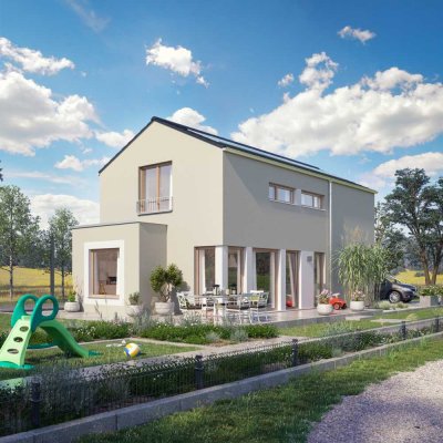 Bauen dein #LIVINGHAUS in Wernsdorf Energiepreisbremse auf Exklusiven Grundstück