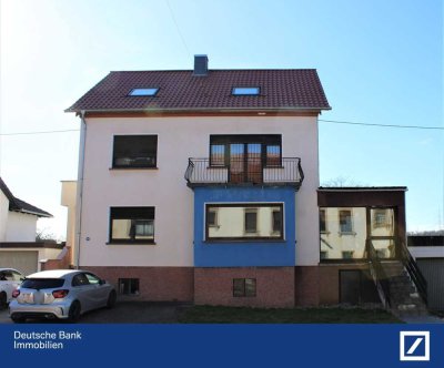 Zweifamilienhaus in Hüttigweiler- Werkstatt und Büro im Haus