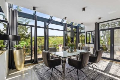 Luxuriöses Architektenhaus mit Spa-Bereich und Parkgrundstück im Rheingau-Taunus