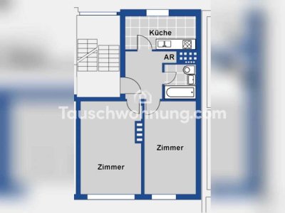 Tauschwohnung: Saga Wohnung 2 Zimmer zentral