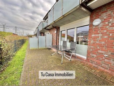 Urlaub - Ferien ? Ab nach Norddeich in Ihre FeWO mit Terrasse + Stellplatz.