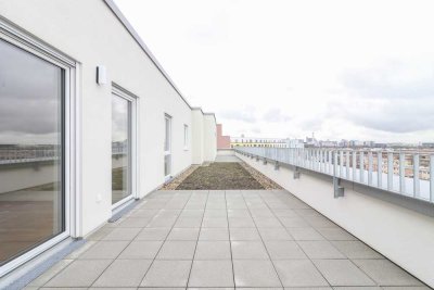 Penthouse-Highlight mit sonniger Dachterrasse lichtdurchfluteten Räumen zum Erstbezug