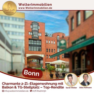 Charmante 2-Zimmer-Etagenwohnung mit Terrasse und Top-Rendite