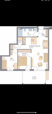 Neuwertige 3-Zimmer-Wohnung mit Balkon und Einbauküche in Aulendorf