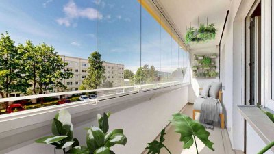 Ankommen und Wohlfühlen! Sanierte 3-Raum-Wohnung mit verglaster Loggia für einen zeitna...