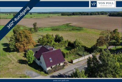 Solides Einfamilienhaus mit Charme, Nebengebäude und fast 1,5 ha Land bei Kloster Lehnin