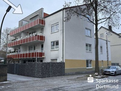 Helle Dachgeschosswohnung mit Einbauküche, Balkon und Stellplatz!