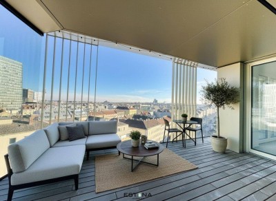 Nähe Wiener Hauptbahnhof - Familienwohnung mit Loggia und Smart-Home System