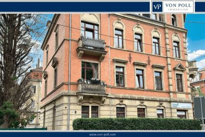 Vermietete 2-Raum-Wohnung in denkmalgeschütztem Altbau in Dresden-Löbtau