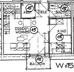 gemütliche 3-Raum Maisonette
