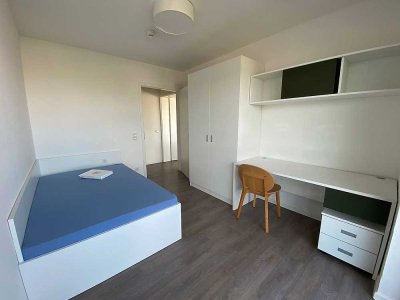 Möbliertes Penthouse-Apartment (2er-WG) im "Campus Südbahnhof" - NUR für Studenten & Praktikanten