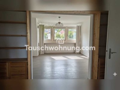 Tauschwohnung: Helle 4,5-Zimmer-Wohnung am Waldrand – wir suchen Tausch nac