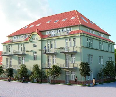 Erstbezug: KfW 55 = geringe Nebenkosten, hochwertige 3-Zimmer Wohnung mit Terrasse