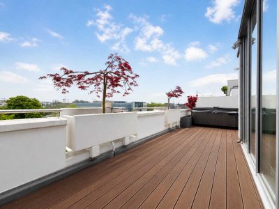 Großzügige 4-Zimmer-Dachgeschosswohnung mit zwei Terrassen und tollen Blickachsen