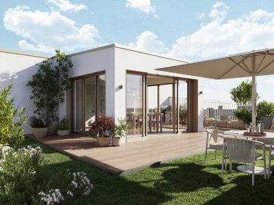 Exklusives Penthouse: 163 m² Wohnluxus mit Kamin & Panorama-Dachterrasse