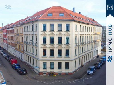 ++ 1.916 EUR/ m², 3,6% Anfangsrendite!  Gemütliches Single-Apartment im Leipziger Westen ++
