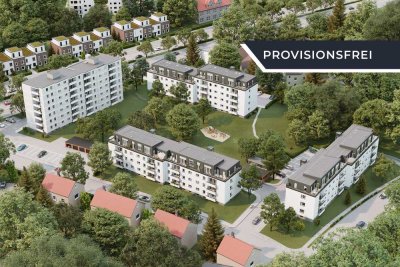 4 Zimmer, energieeffizient, mit Balkon: Vermietete Eigentumswohnung in grüner Lage