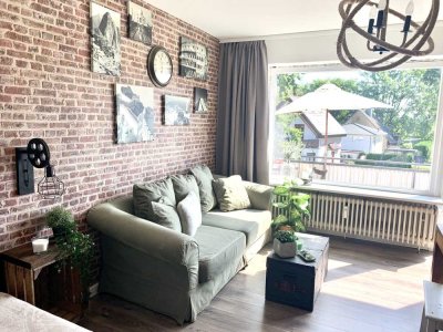 Moderne Möblierte Vintage Wohnung mit Tiefgarage und großem Balkon in der Nähe des Flughafens