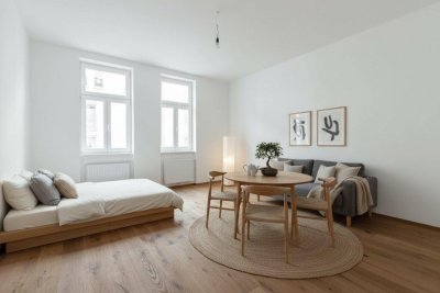 Luxus Garconniere im 3.Liftstock! Altbau-Erstbezug im 5. Bezirk!