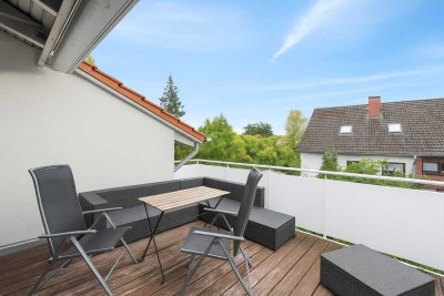 Einzigartige Maisonette-Wohnung mit Charme, Privatsphäre und sonniger Dachterrasse
