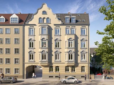 Altbaucharme neu gedacht: Stilvolle Maisonett-Wohnung und Dachterrasse in saniertem Gründerzeithaus!