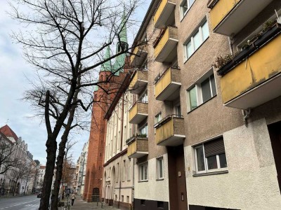 Vermietete Wohnung mit südlich ausgerichtetem Balkon in der Nähe der Roten Insel in Schöneberg.