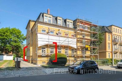 Naußlitz - gut geschnittene 2-Zimmer-Wohnung im Hochparterre mit Tageslichtbad