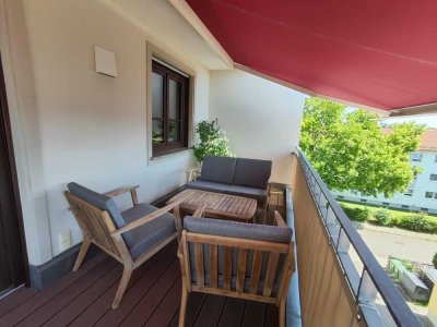 Ruhiges Wohnen mit Penthouse-Flair: Barrierefreie 3-Zi.-Whg, Aufzug, 20m² SW-Balkon, provisionsfrei
