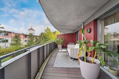 Goldener Herbst auf 17m² Südbalkon - attraktive und zentrale 3-Zimmer Wohnung in Erding