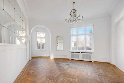 Historische Stadtvilla mit 13 Zimmern, Gästewohnung, Lift und 5 Stellplätzen in nobler Toplage