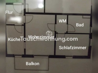 Tauschwohnung: Tauschwohnung gesucht ( 2 gegen 4 Raumwohnung )