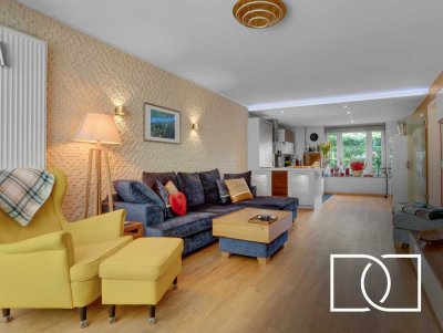Exklusive barrierefreie Gartenwohnung mit Wintergarten, Terrasse und Designküche – ruhig und zentral