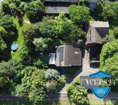 Einfamilienhaus & Ferienhaus mit Innenpool auf 3200m² großem gepflegten Anwesen, in Baben