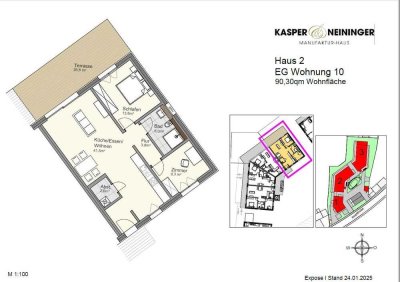 Hochwertige Erdgeschosswohnung mit großzügiger Terrasse